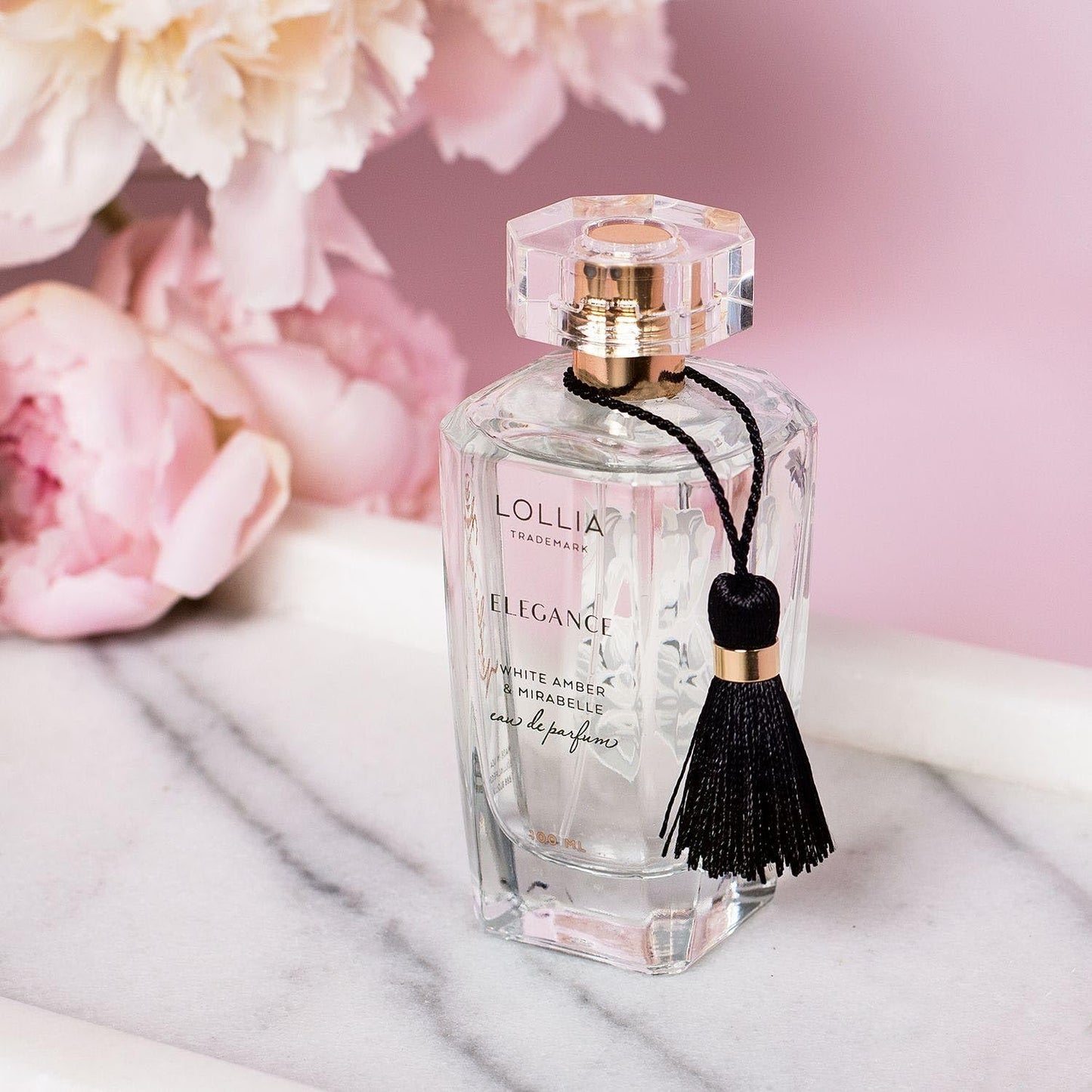 LOLLIA Elegance Eau de Parfum, 3.4 fl. oz. - White Amber & Mirabelle - Beautifully Captivating Perfume, Women’s Perfume, Eau de Parfum Spray Beauty & Personal Care LOLLIA