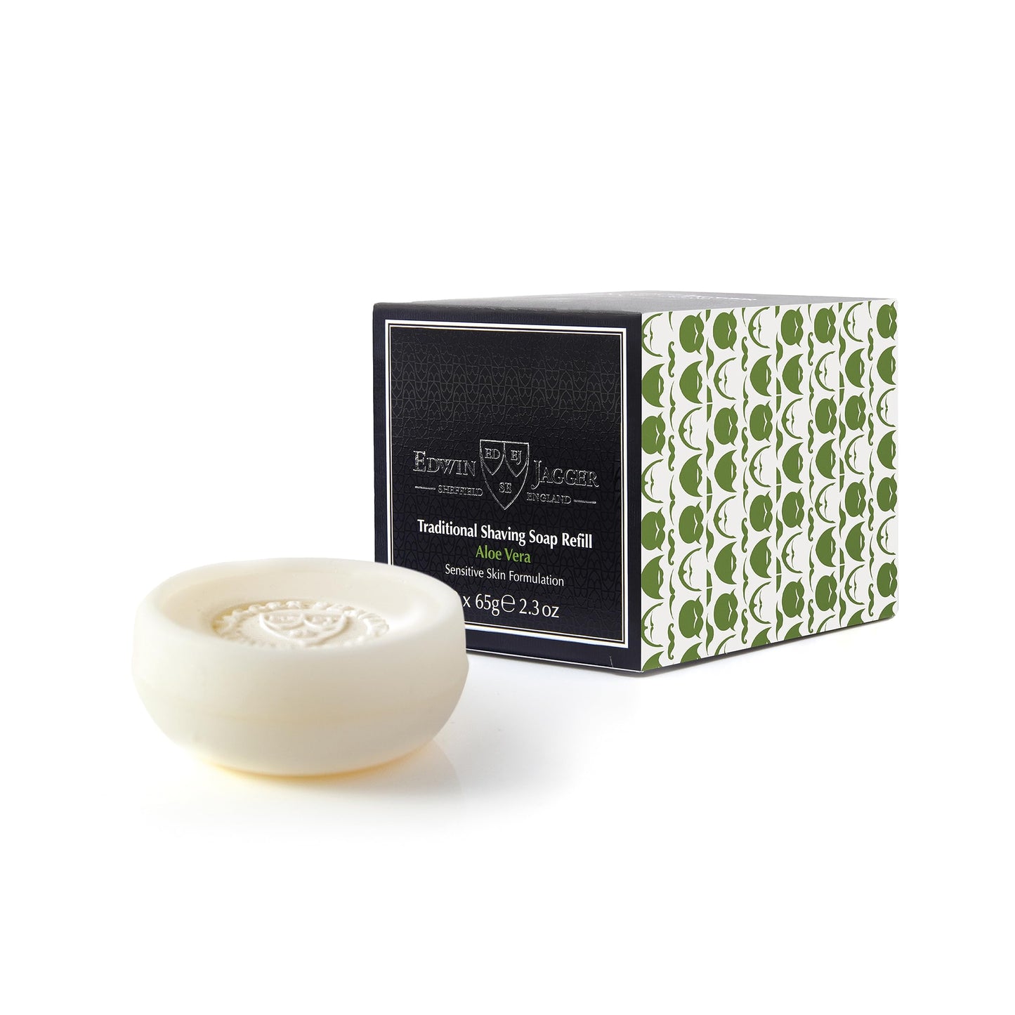 Edwin Jagger Aloe Vera Shaving Soap Refill 65g (3 Pack) Beauty and Personal Care Edwin Jagger