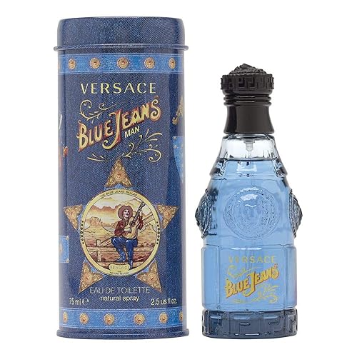Versace Blue Jeans for Men 2.5 oz Eau de Toilette Spray Beauty & Personal Care Versace