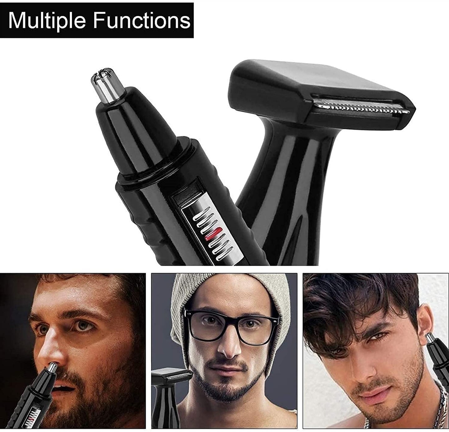 LEONYS Water Resistant Stainless Steel Nose and Ear Hair Trimmer Beauty and Personal Care LEONYS