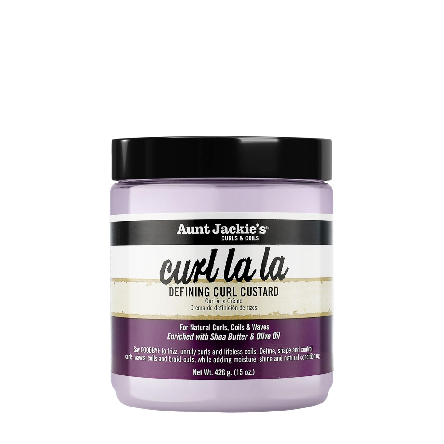 Aunt Jackie's Curl La La, Lightweight Curl Defining Custard, Enriched with Shea Butter & Olive Oil, Basic, 15 Ounce Beauty & Personal Care Aunt Jackie's