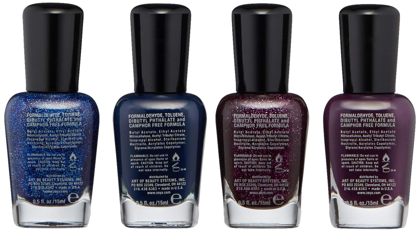 ZOYA Happy Holo-days Quad(Pack of 1- 4 count) Beauty & Personal Care ZOYA