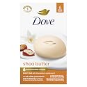 Dove Beauty Bar Soap Shea Butter, 6 Bars for Nourished, Radiant Skin, Enriches Skin 3.75 oz Beauty & Personal Care Dove