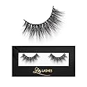 Lilly Lashes 3D Miami Faux Mink Strip Eyelashes, False Eyelashes Dramatic Look, Reusable False Lashes, Fake Lashes Pack, Lash Strips with Luxury Silk Beauty & Personal Care Lilly Lashes