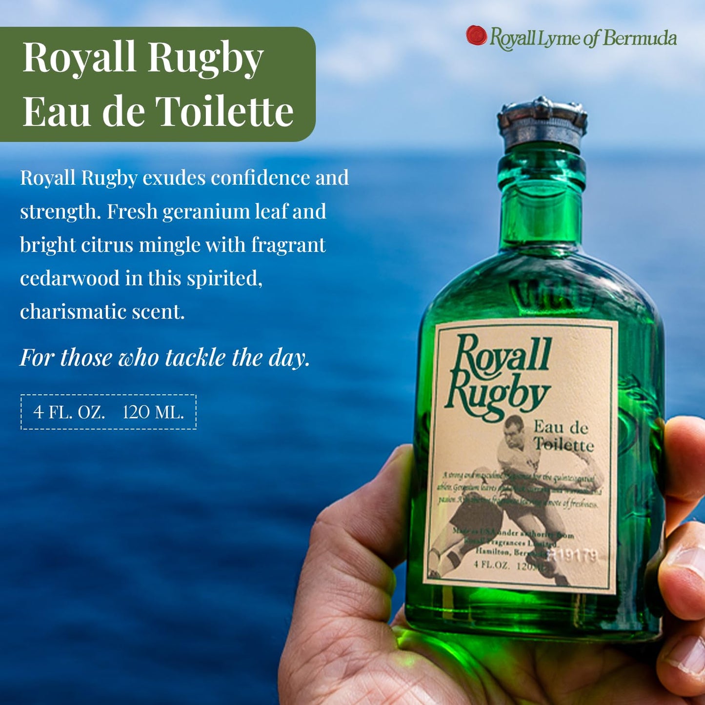 Royall Rugby By Royall Fragrances Edt Spray 4 Oz (new Packaging) Beauty & Personal Care ROYALL LYME
