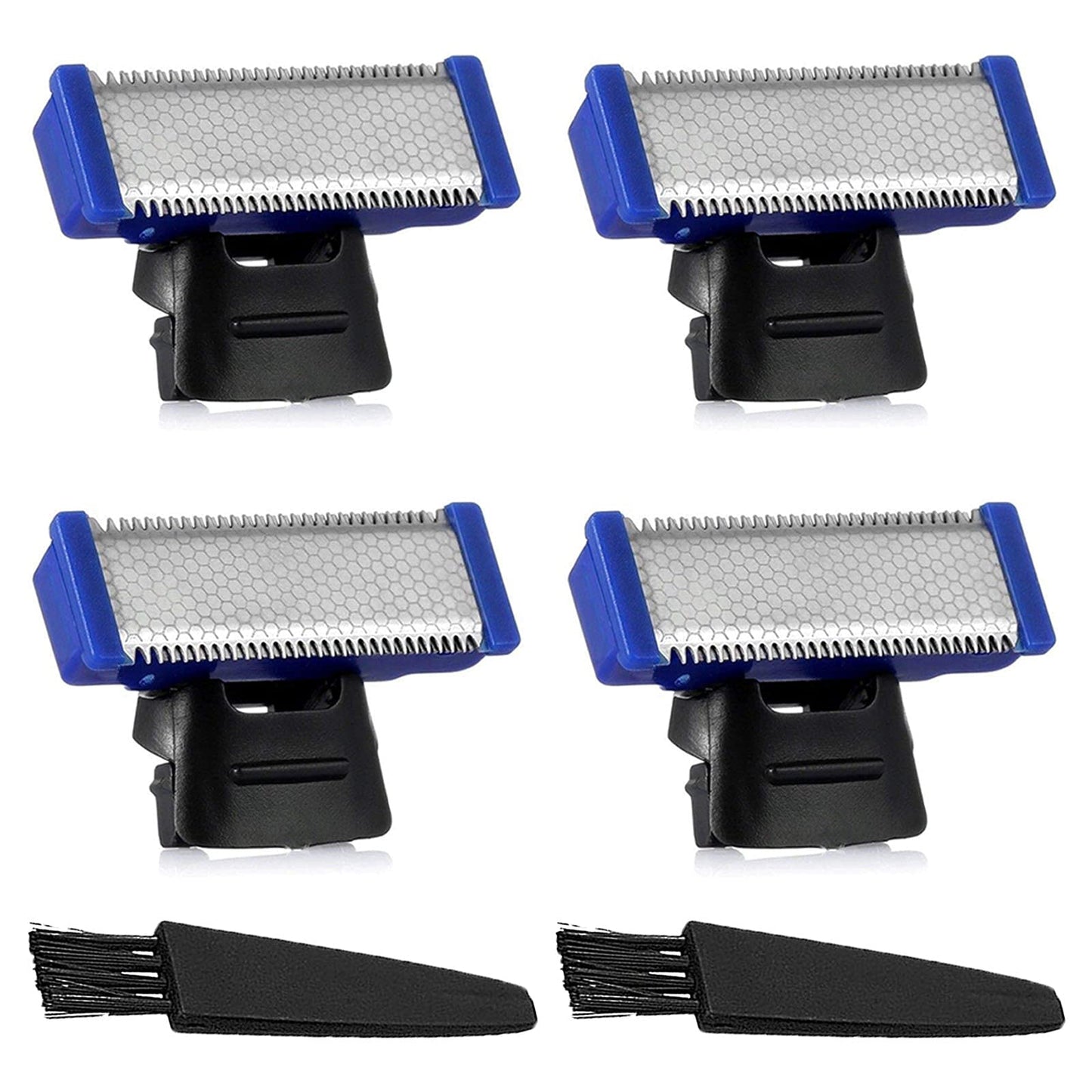 LinMei Trimmer Replacement Heads Compatible for Gen 1 Micro Touches Solo Trimmer - Set of 4 Replacement Blades & 2 Cleaning Brushes Beauty and Personal Care LinMei