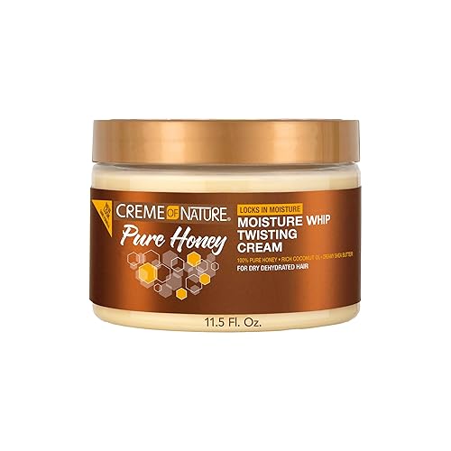 Creme of Nature Pure Honey Define Moisture Whip Twisting Cream, Defines & Elongates Curls, Long-Lasting Hold Without Crunch, Hair Care Gift for Her Beauty & Personal Care Creme of Nature