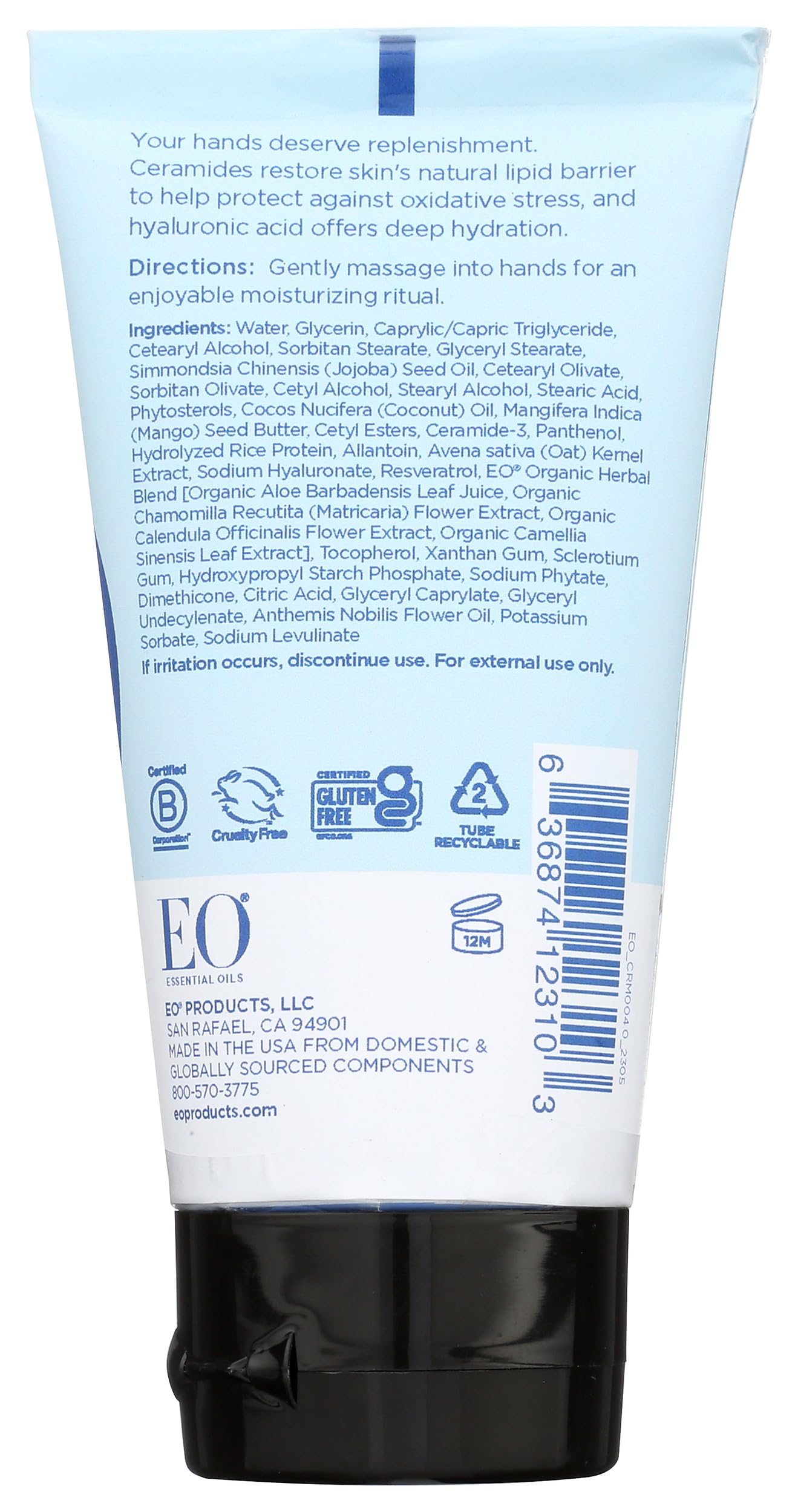 Eo, Hand Cream Unscented, 2.5 Fl Oz Beauty & Personal Care EO