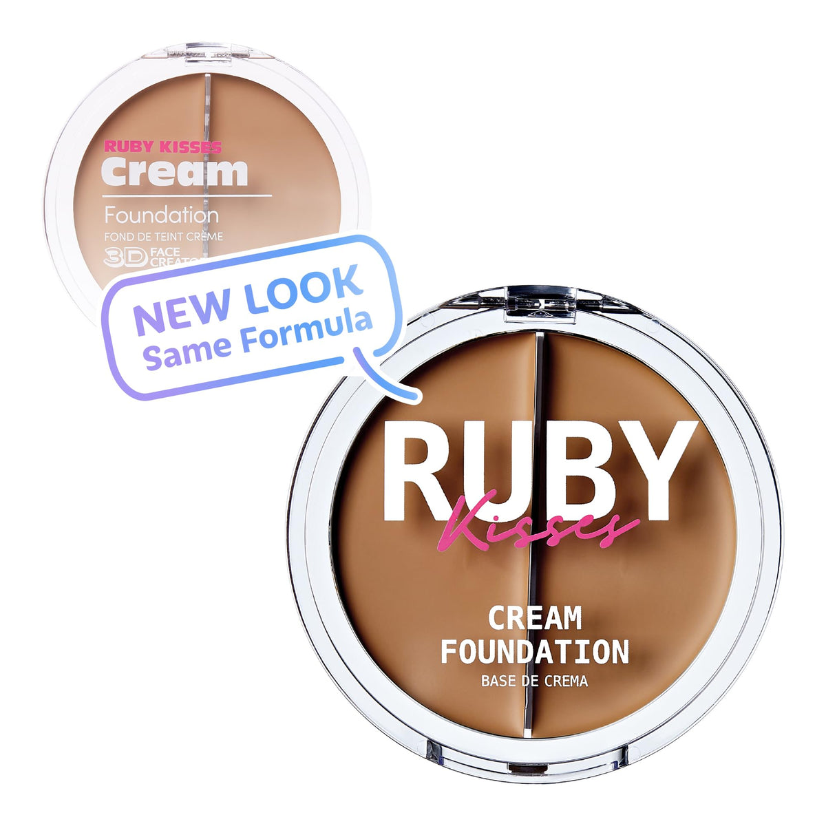 Ruby Kisses 3D Face Creator Cream Foundation & Concealer, 12 Hours Long Lasting, Medium to Full Coverage, Non-Greasy, Ideal for Makeup & Contour Beauty & Personal Care Ruby Kisses