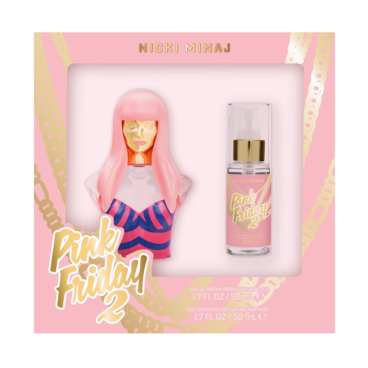 Nicki Minaj Pink Friday 2-1.7oz/50ml Gift Set Beauty & Personal Care Nicki Minaj