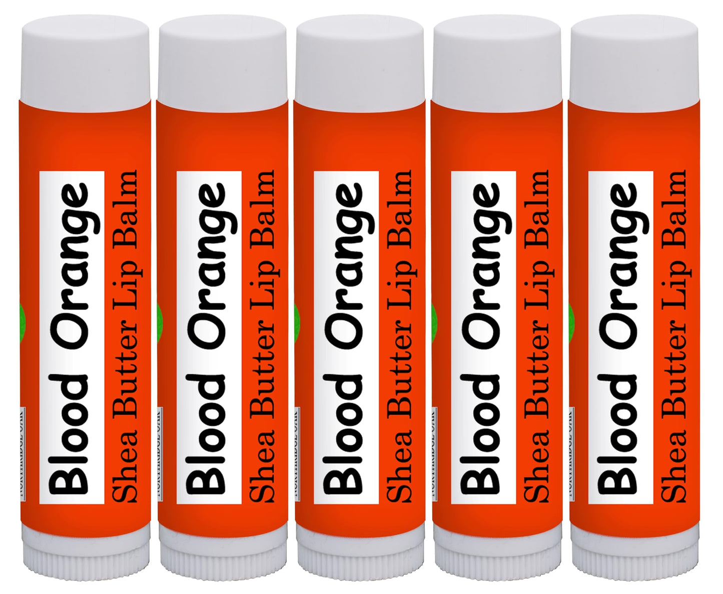 Northridge Oak - 100% All Natural Lip Balm - Blood Orange 5 Pack Beauty and Personal Care Northridge Oak