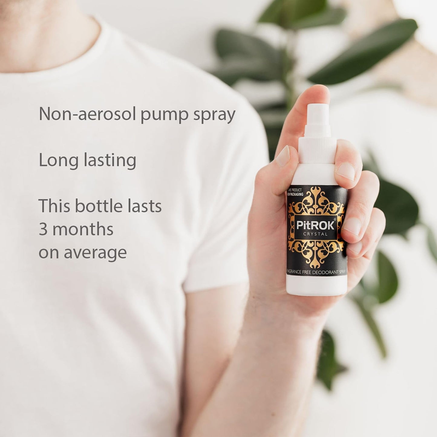 Pitrok Crystal - Natural Deodorant Spray - 100ml Beauty and Personal Care PIT ROK
