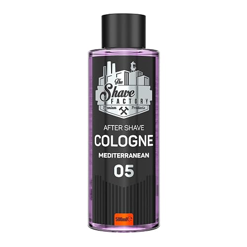 the shave factory After Shave Cologne Series - Cologne for Men, Aftershave for Men, Refreshes and Relieves Face and Skin (05 Mediterranean) Beauty & Personal Care the shave factory