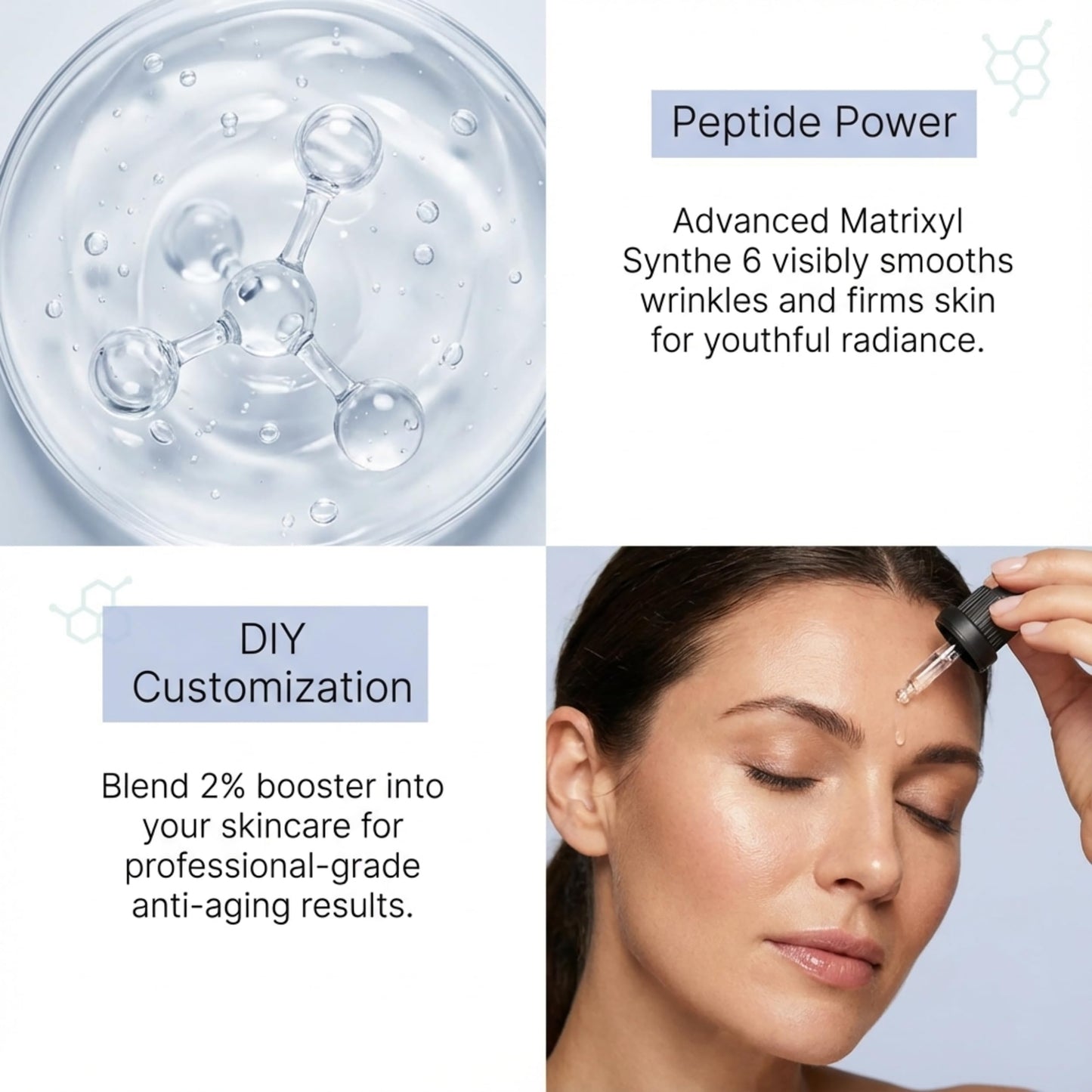 Skin Perfection Matrixyl Synthe 6 Palmitoyl Tetrapeptide 38 DIY Anti-Aging Serum Youth Boost Wrinkle Filler Crow's Feet Laugh Lines on Forehead S-6 Beauty & Personal Care Skin Perfection