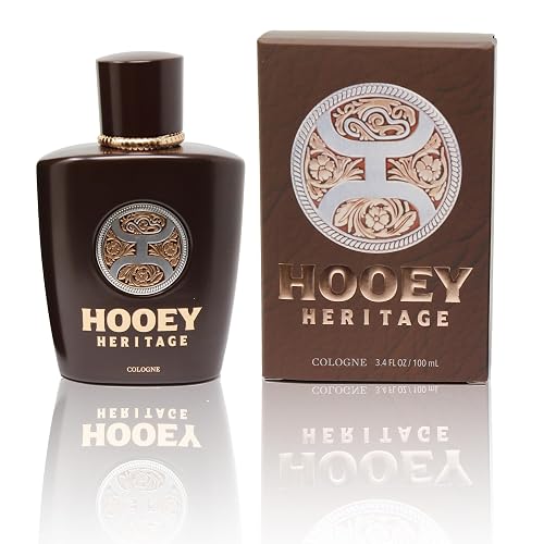 HOOEY Heritage Men’s Cologne - Sophisticated & Bold Fragrance for Men - Leather Saddle, Pine Needle Musk, Fresh Aquatic Breeze - Long-Lasting Men’s Beauty & Personal Care HOOEY
