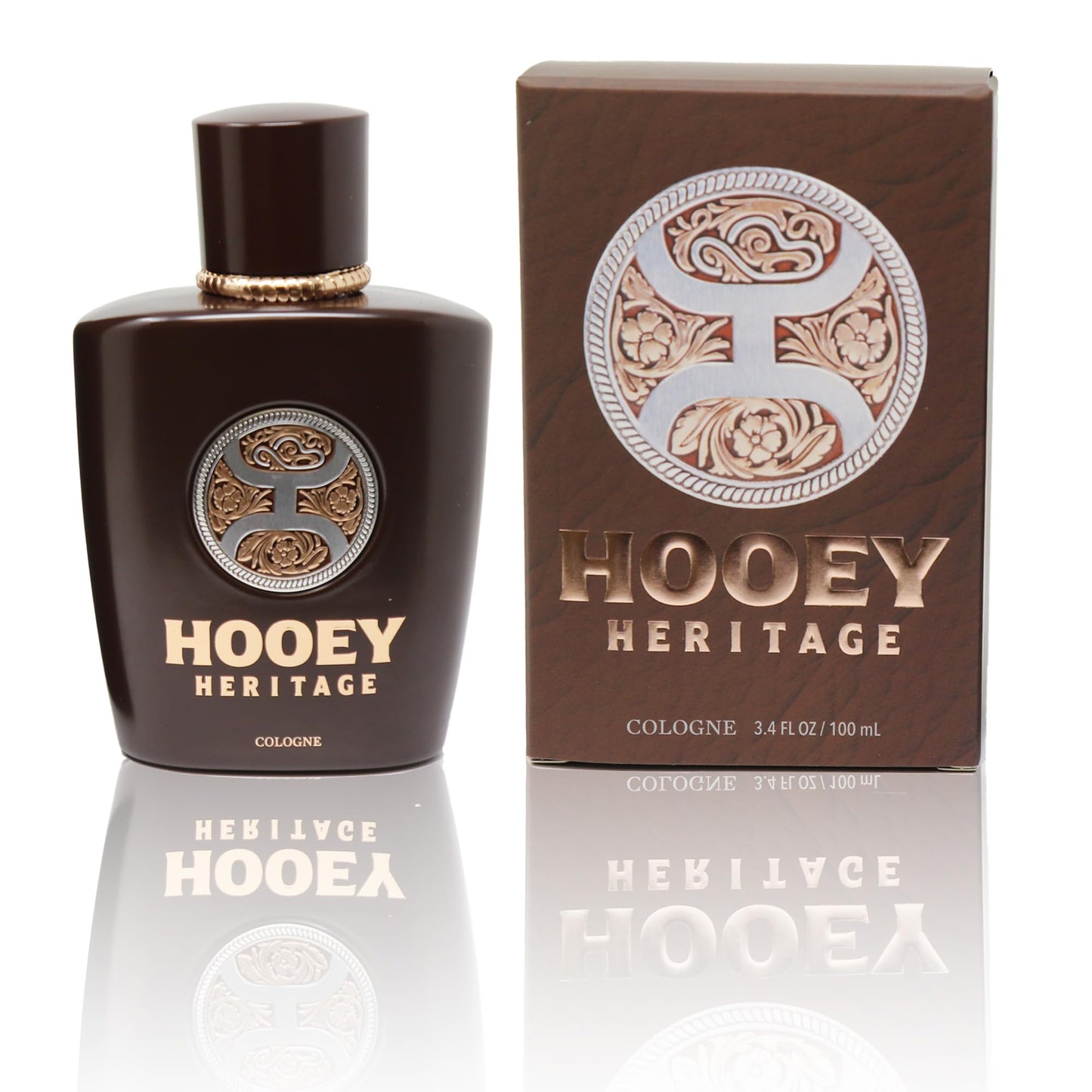 HOOEY Heritage Men’s Cologne - Sophisticated & Bold Fragrance for Men - Leather Saddle, Pine Needle Musk, Fresh Aquatic Breeze - Long-Lasting Men’s Beauty & Personal Care HOOEY