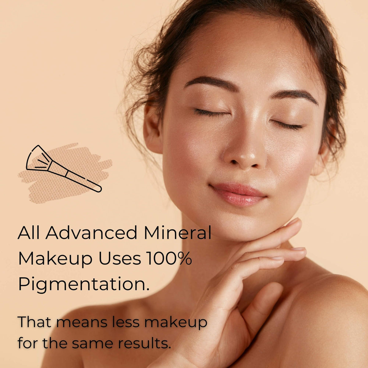 Advanced Mineral Makeup 4-in-1 Pressed Foundation Powder with Natural SPF, Concealer & Finishing for Medium to Full Coverage Foundation, Mineral-Based Beauty & Personal Care Advanced Mineral Makeup
