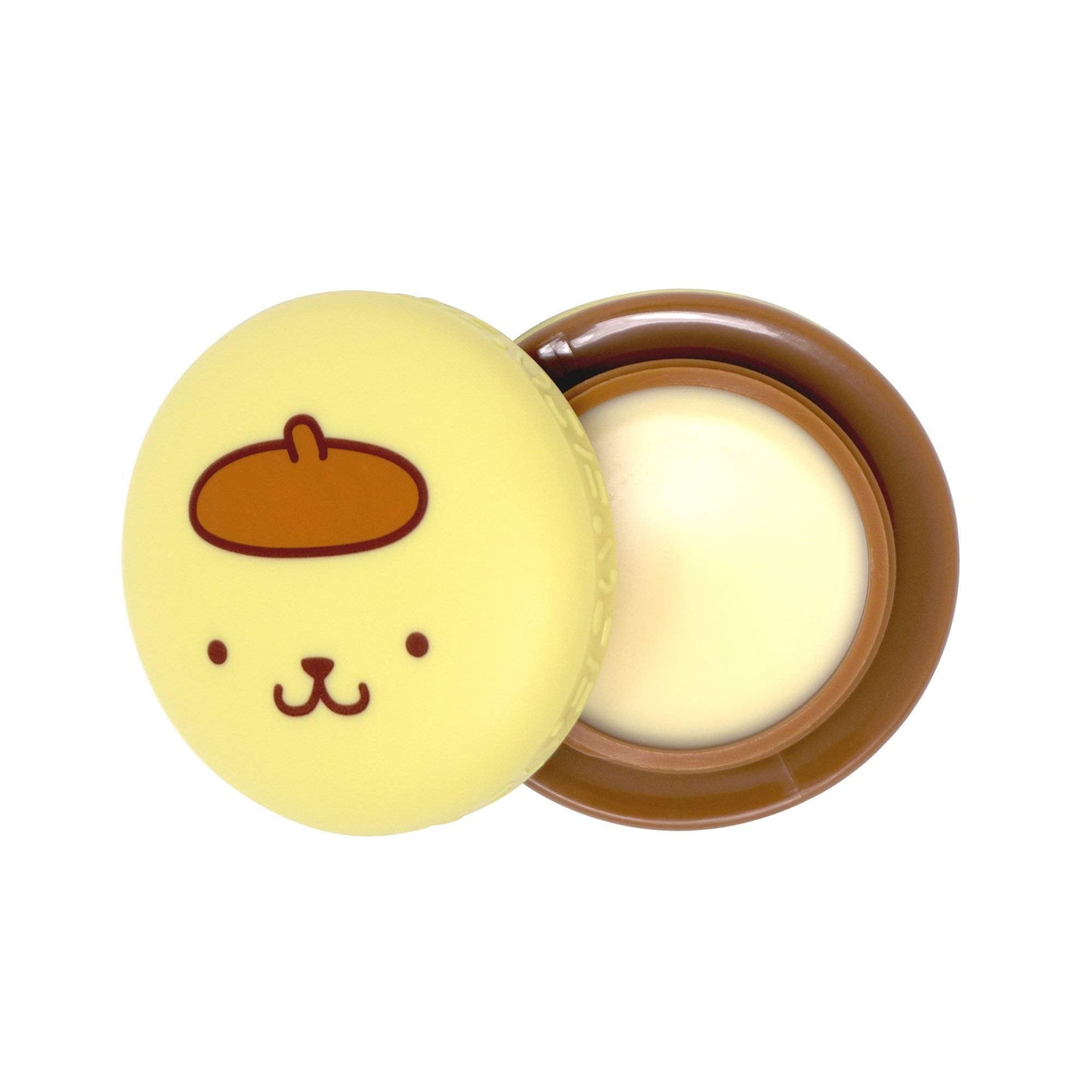 The Crème Shop x Sanrio Hello Kitty Macaron Lip Balm Korean Cute Scented Pocket Portable Soothing Advanced Must-Have on-the-go (Pompompurin Caramel Beauty & Personal Care The Crème Shop