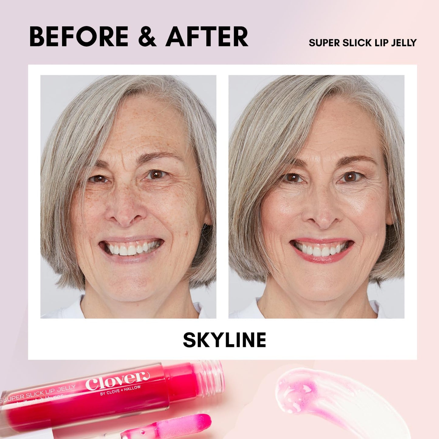 Clover Super Slick Lip Gloss | Non Sticky Lip Jelly, Moisturizing And Hydrating Pigmented Lip Gloss | Cruelty-Free & Vegan Lip Makeup | Shade - Go To Beauty & Personal Care Clover
