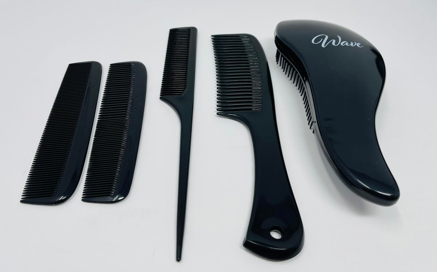 GENTS 5-Piece Hair Detangling Brush Set - Professional Salon Quality Comb & Brush Kit for Men Women - Anti-Static Black Bristles for All Hair Types Beauty and Personal Care G.B.S