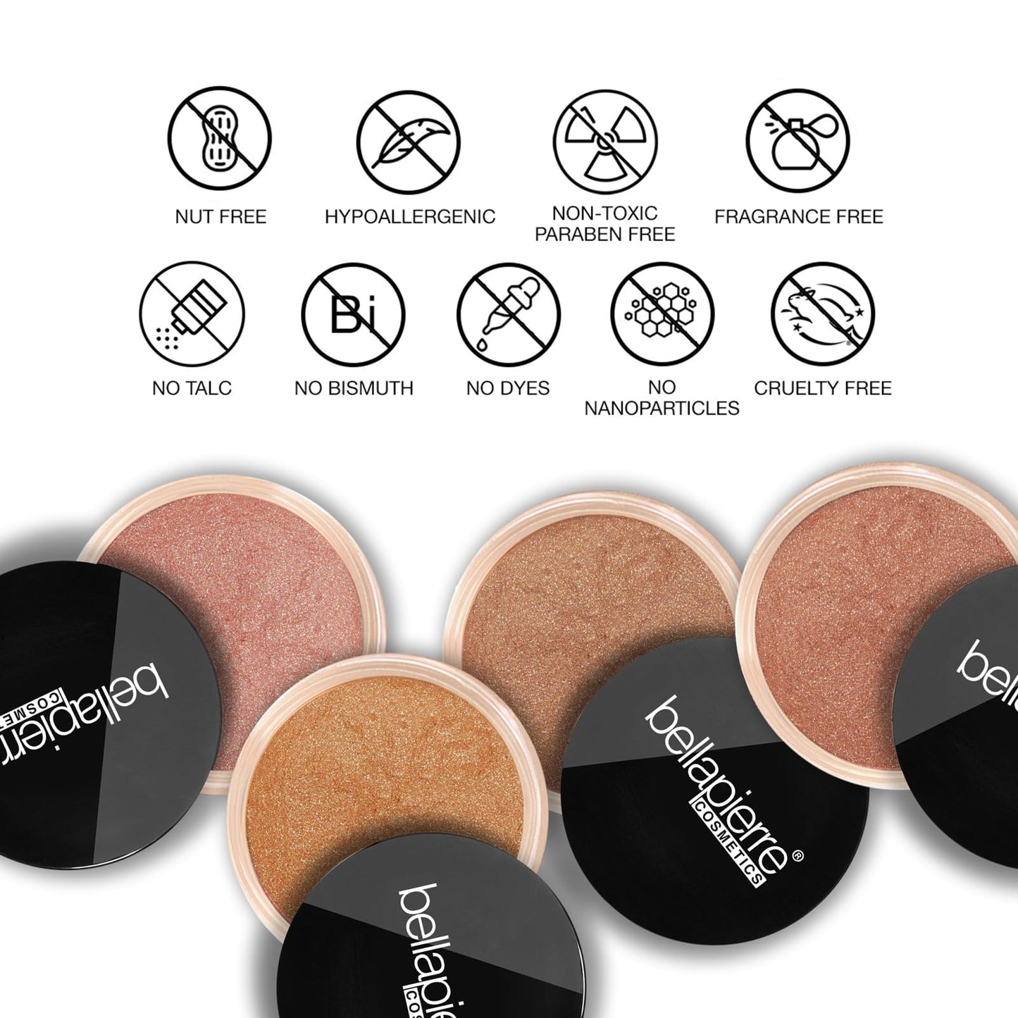 bellapierre Mineral Bronzer - Loose Powder | SPF Protection | Warms Skin Tone for a Sun-Kissed Look | Non-Toxic & Paraben Free - Kisses - 0.3 Oz Beauty & Personal Care bellapierre