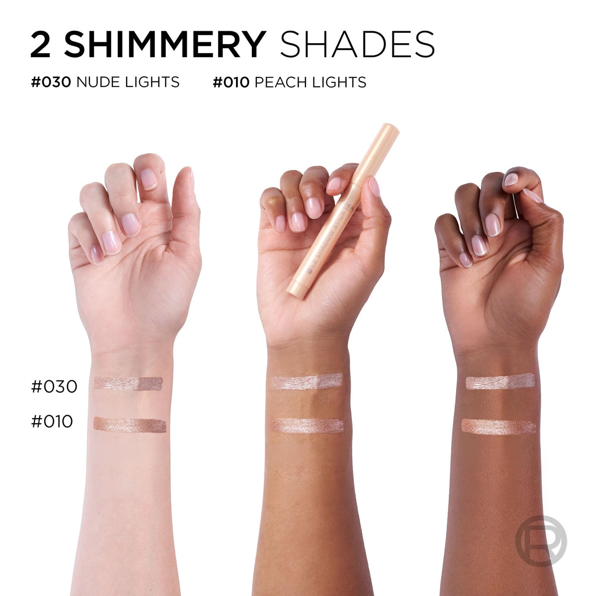L'Oreal Paris Le Shadow Stick Shimmer Eyeshadow, High-Pigment, Long-Lasting, and Blendable Cream Eyeshadow Stick, Transfer and Smudge-Resistant Eye