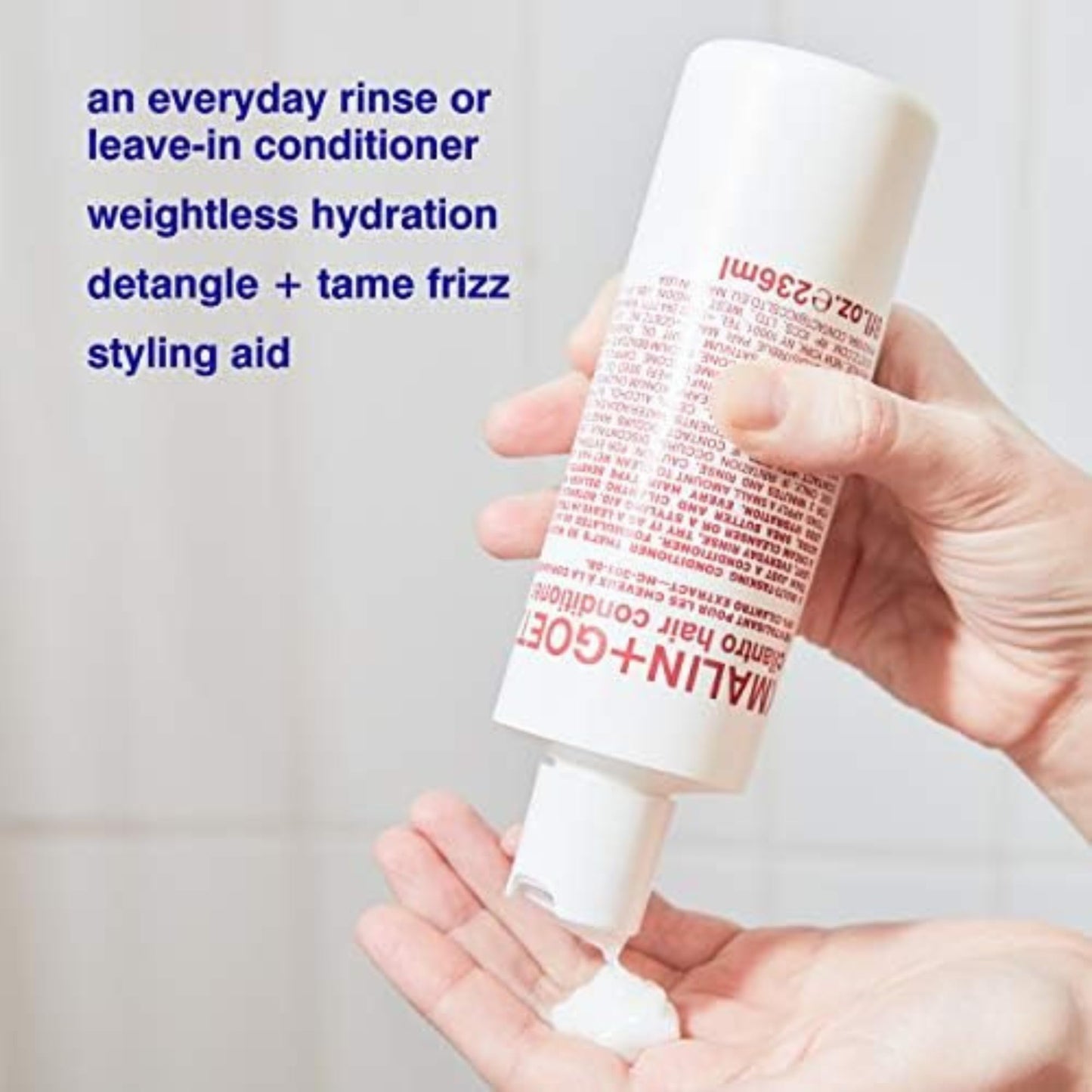 MALIN+GOETZ cilantro conditioner —residue-free, lightweight scalp treatment. conditions, detangles, balances pH, intensely hydrates. tames frizz Beauty & Personal Care Malin + Goetz