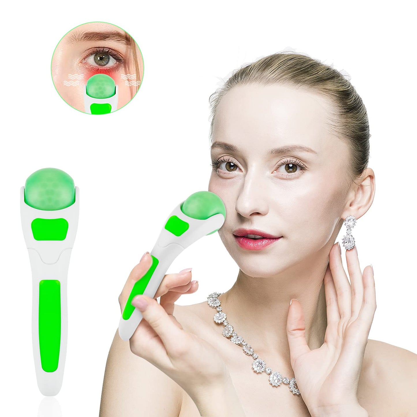 BFASU Ice Roller, Face Roller 2 PCS, Massage Tools with Mini Roller for Eye, Face and Body, Relax and Alleviate Puffiness Fine Lines Minor Pain Beauty & Personal Care BFASU