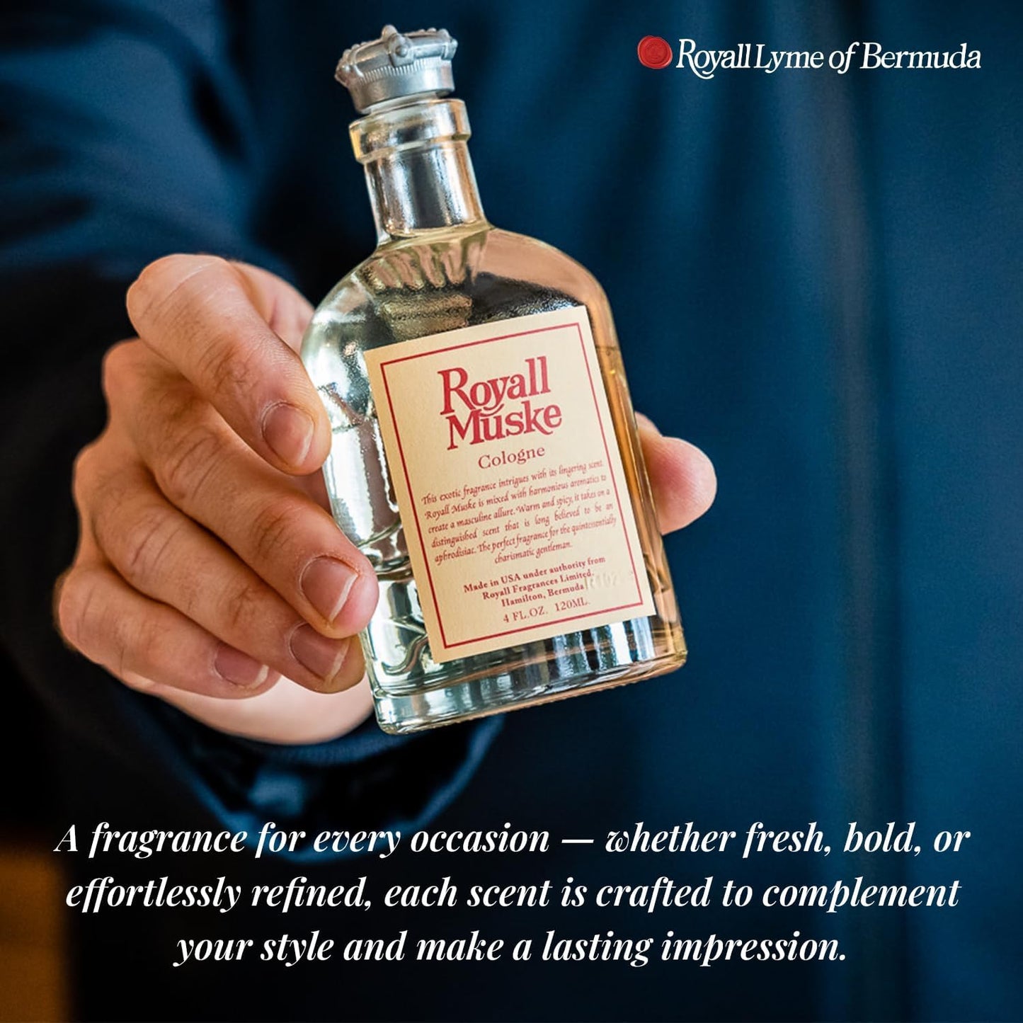 Royall Muske By Royall Fragrances All Purpose Lotion/Cologne 4 Oz Men Beauty & Personal Care ROYALL LYME