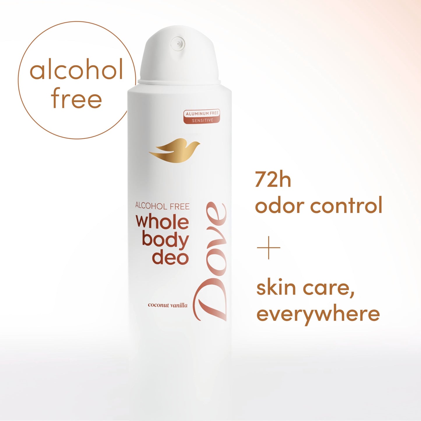 Dove Whole Body Deodorant Spray for Women, Alcohol Free, Scent: Coconut Vanilla, 4 oz Beauty and Personal Care Dove