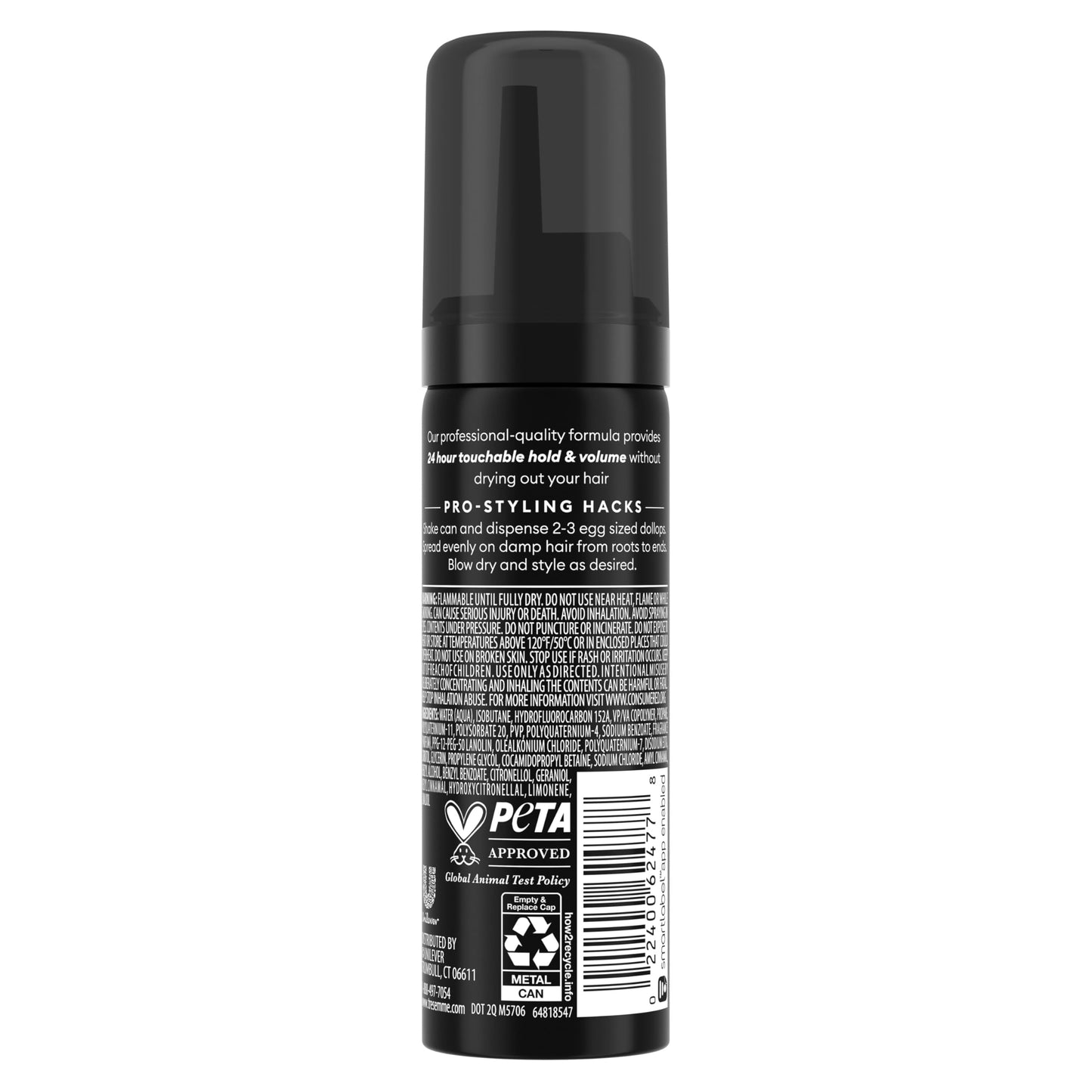 TRESemmé Extra Hold Volumizing Mousse For All-Day Humidity Resistance 2 oz Beauty & Personal Care TRESemmé