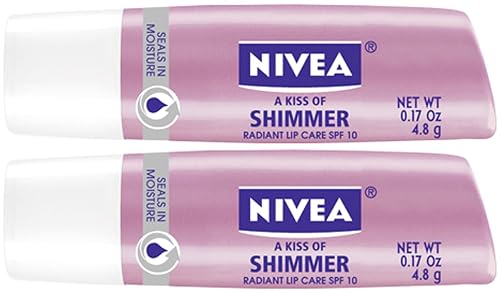 Nivea Lip Care A Kiss of Shimmer Lip Care Stick - Pearly Shimmer - 2 pk Beauty & Personal Care NIVEA