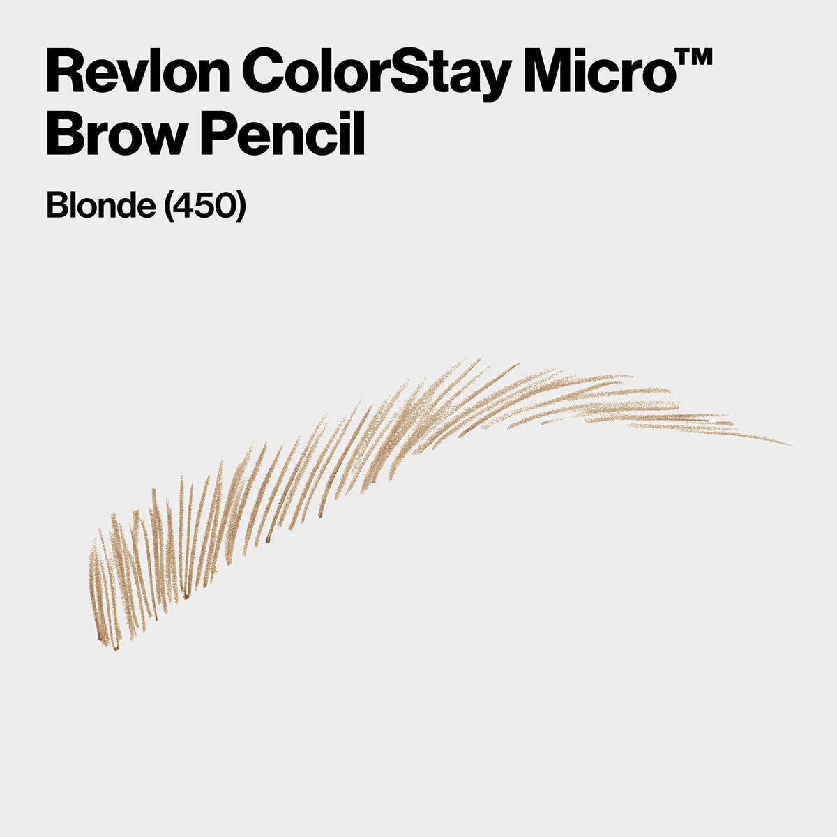 Revlon ColorStay Micro Eyebrow Pencil with Built In Spoolie Brush, Infused with Argan and Marula Oil, Waterproof, Smudgeproof, 450 Blonde, 0.003 oz Beauty & Personal Care REVLON