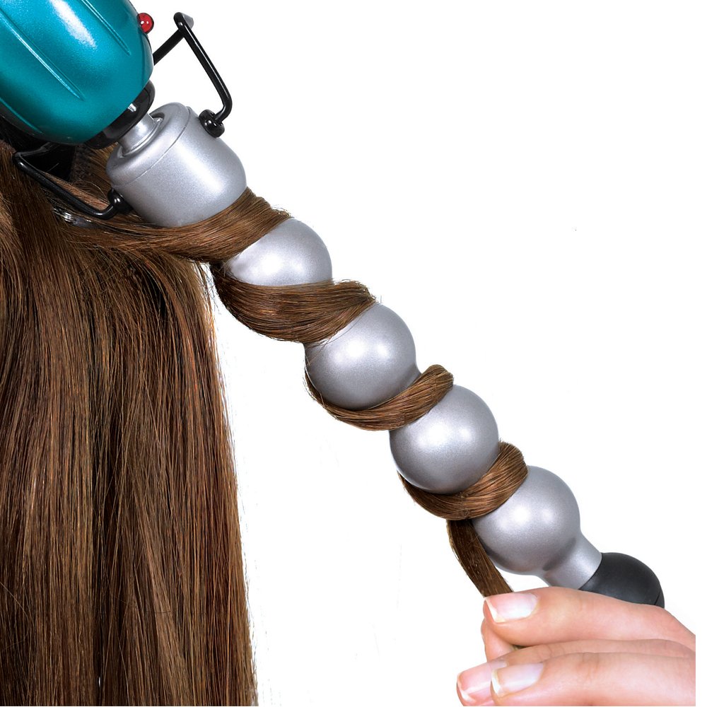 Bed Head Rock N Roller Clamp Free 2-in-1 Curling Wand | Round Barrel for Tousled Waves Beauty & Personal Care Bed Head