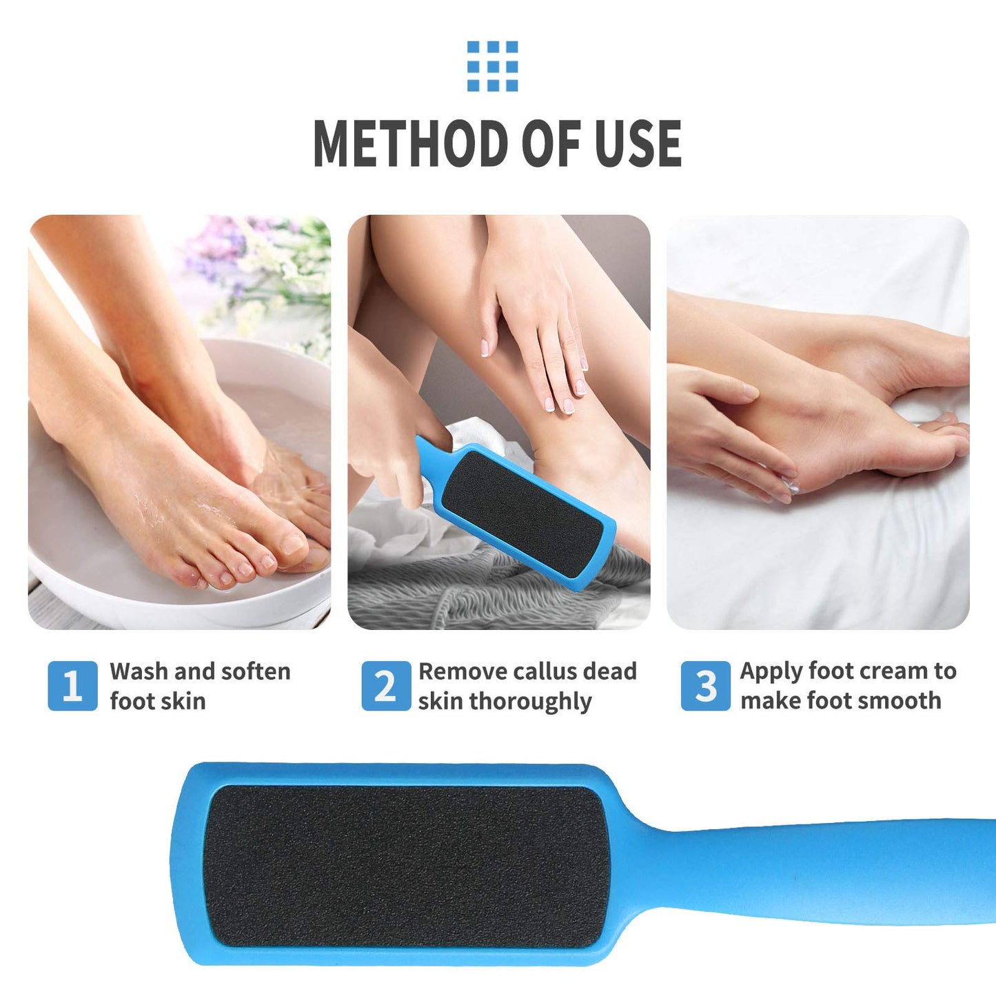 Fu Store Pedicure Foot Files Callus Remover with Double Sided Feet Rasp Beauty and Personal Care Fu Store