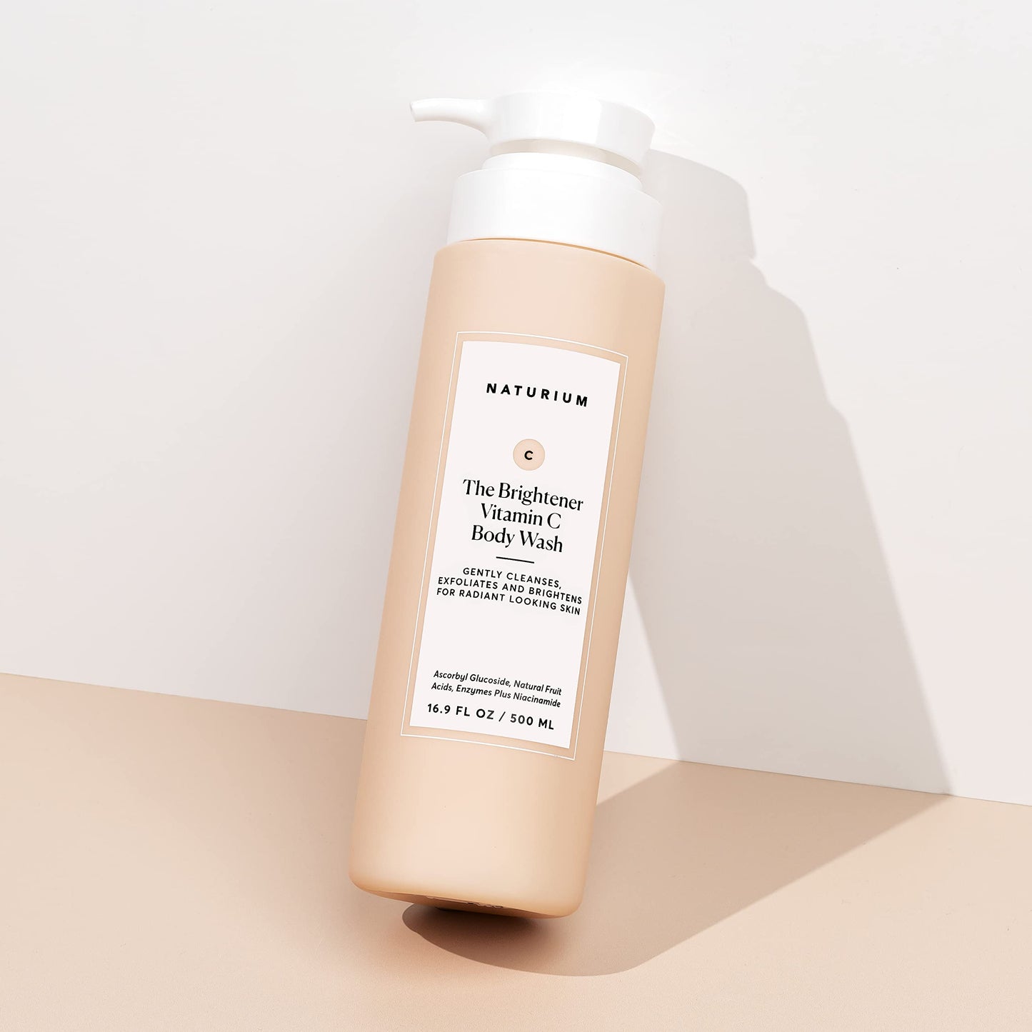 Naturium The Brightener Vitamin C Body Wash, Gentle Cleanser for Smoother-Looking Skin, Removes Dirt, Oil & Other Impurities, 16.9 oz Beauty & Personal Care Naturium