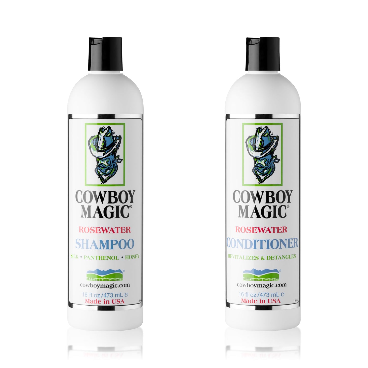Cowboy Magic Rosewater Shampoo + Conditioner 16 Ounce Each Beauty & Personal Care Cowboy Magic