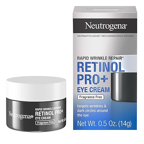 Neutrogena Rapid Wrinkle Repair Retinol Pro+ Anti-Wrinkle Eye Cream, Targeted Eye Cream for Wrinkles & Dark Circles, Formulated without Fragrance Beauty & Personal Care Neutrogena