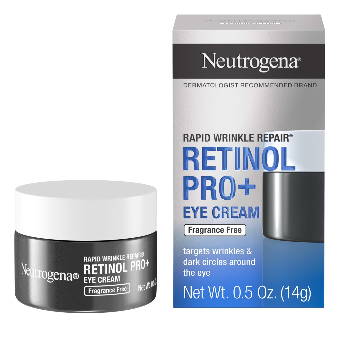 Neutrogena Rapid Wrinkle Repair Retinol Pro+ Anti-Wrinkle Eye Cream, Targeted Eye Cream for Wrinkles & Dark Circles, Formulated without Fragrance Beauty & Personal Care Neutrogena