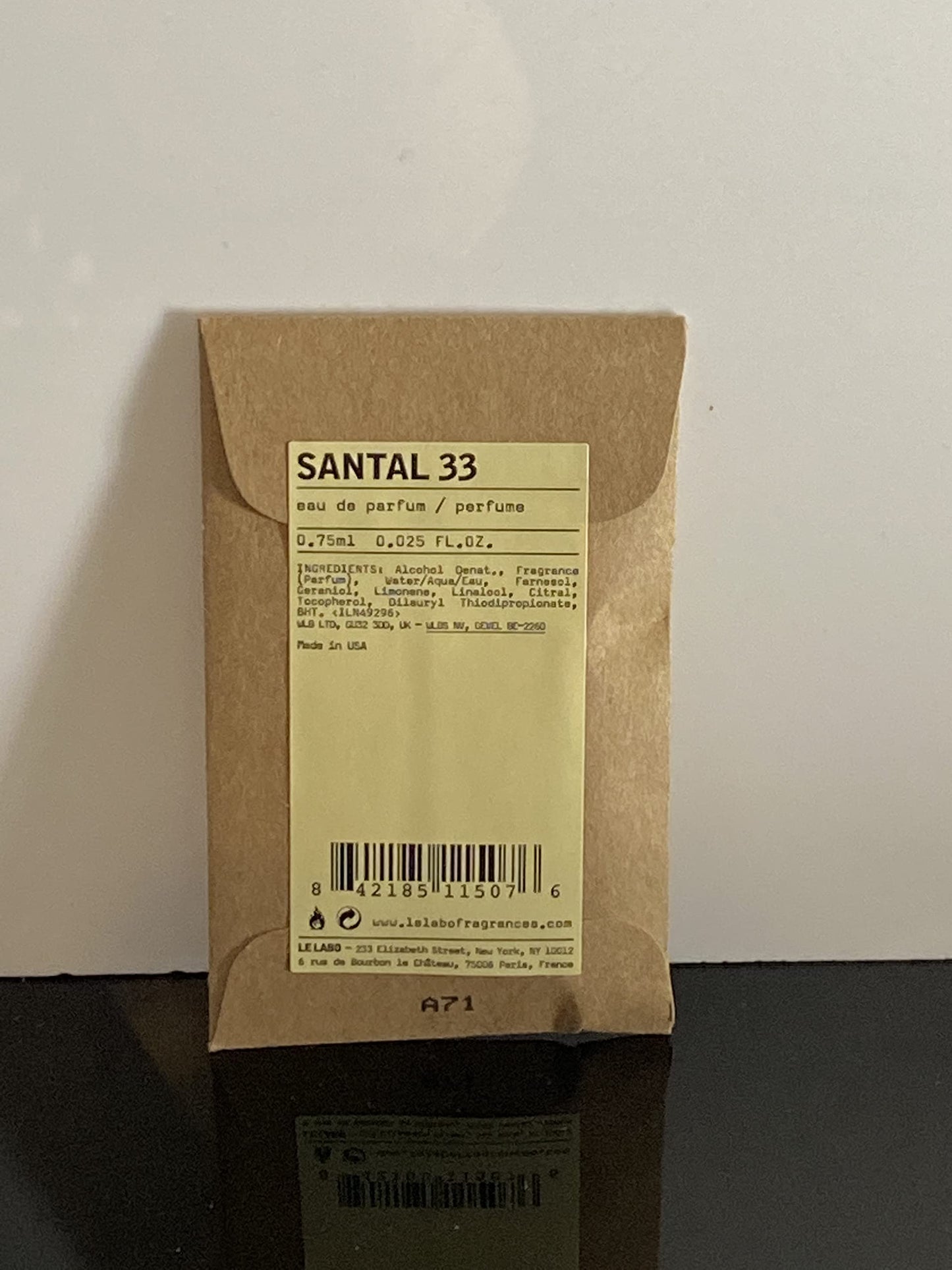 Le Labo Santal 33 Eau de Parfum Dabber Sample - .025 oz. Beauty & Personal Care Le Labo