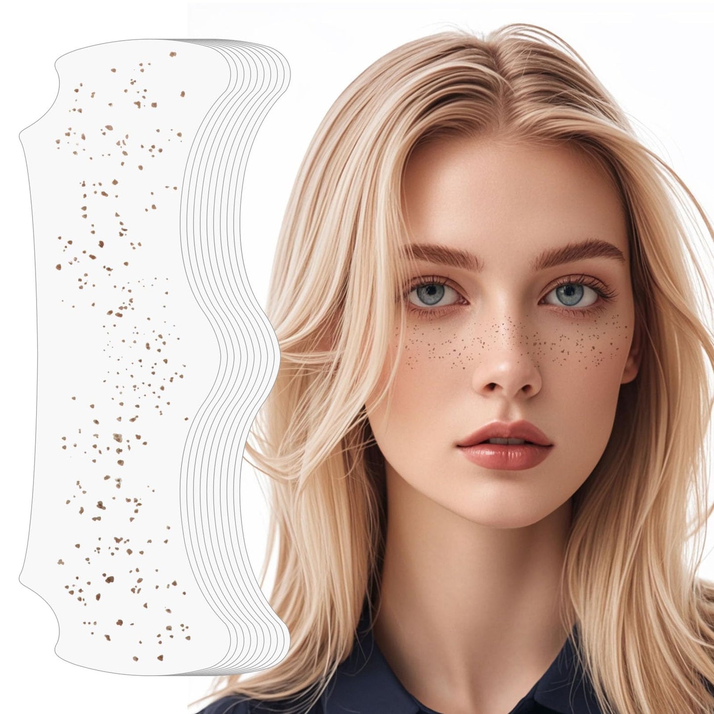 Face Glitter Freckles, Glow Up Makeup Patches for Face, 10pcs Gold Sparkle Freckles, Face Glitter Makeup Speckles, Glitter Makeup Accessories Beauty & Personal Care Grednfhat