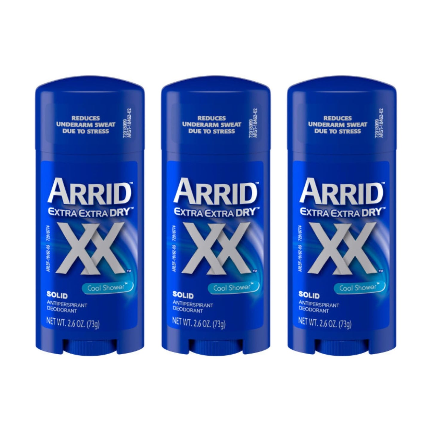 Arrid XX Extra Extra Dry Solid Antiperspirant Deodorant, Cool Shower, 2.6 oz. (pack of 3) Beauty & Personal Care Arrid