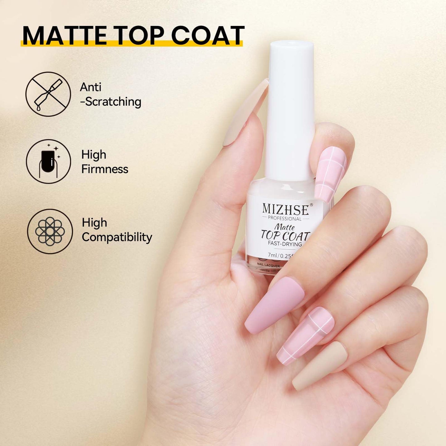MIZHSE Aurora Purple Nail Polish, Quick Dry Shimmer Nail Polish, Air Fast Drying Mermaid Regular Nail Lacquer Not Gel Oil-based Nail Art Manicure Home Beauty and Personal Care MIZHSE