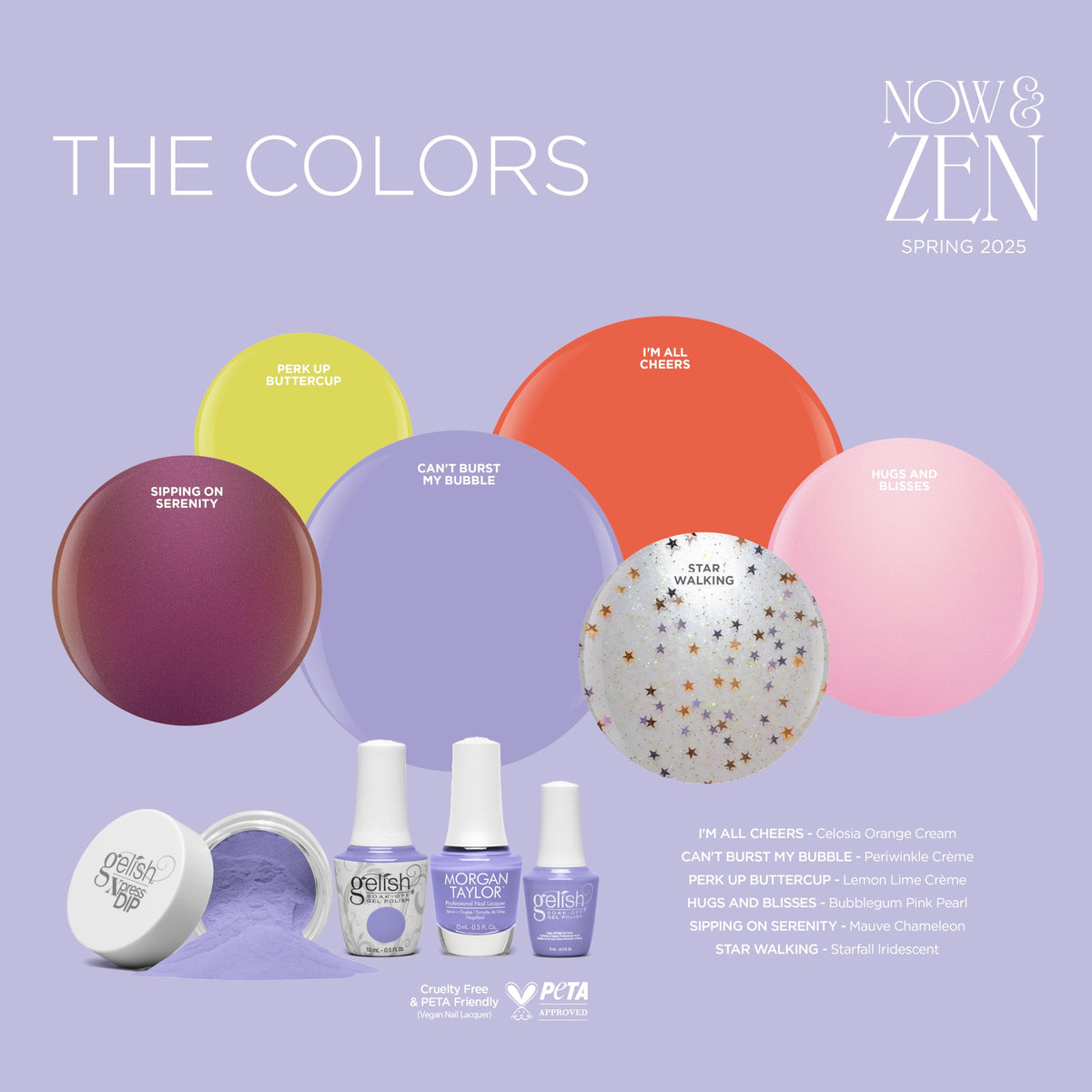 Gelish Now & Zen Collection TPO-Free Gel Nail Polish - Star Walking, 15mL