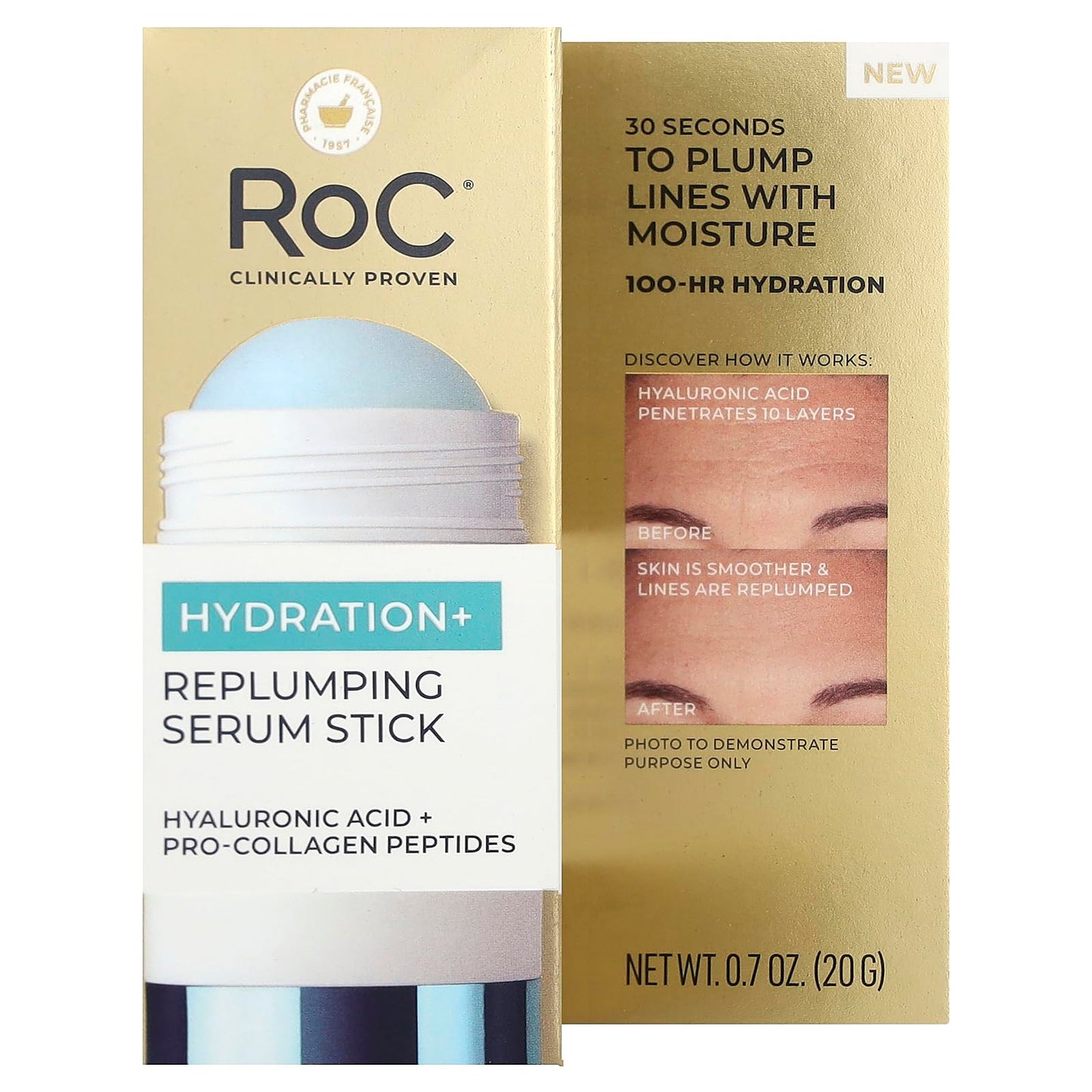 RoC Hydration + Replumping Serum Stick - 0.7oz Beauty & Personal Care RoC