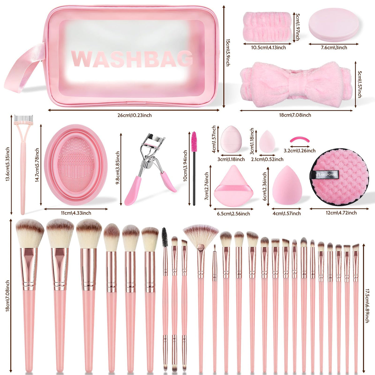 80PCS Makeup Brushes, Makeup Brush Set Professional Makeup Kit Multi-functional Makeup Tool Set with Case Facial Makeup Accessories,Brush Set Eye