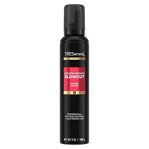 TRESemmé Whipped Shaping Mousse Keratin Smooth for Instant Hydration, Weightless, 7 Fl Oz Beauty & Personal Care TRESemmé