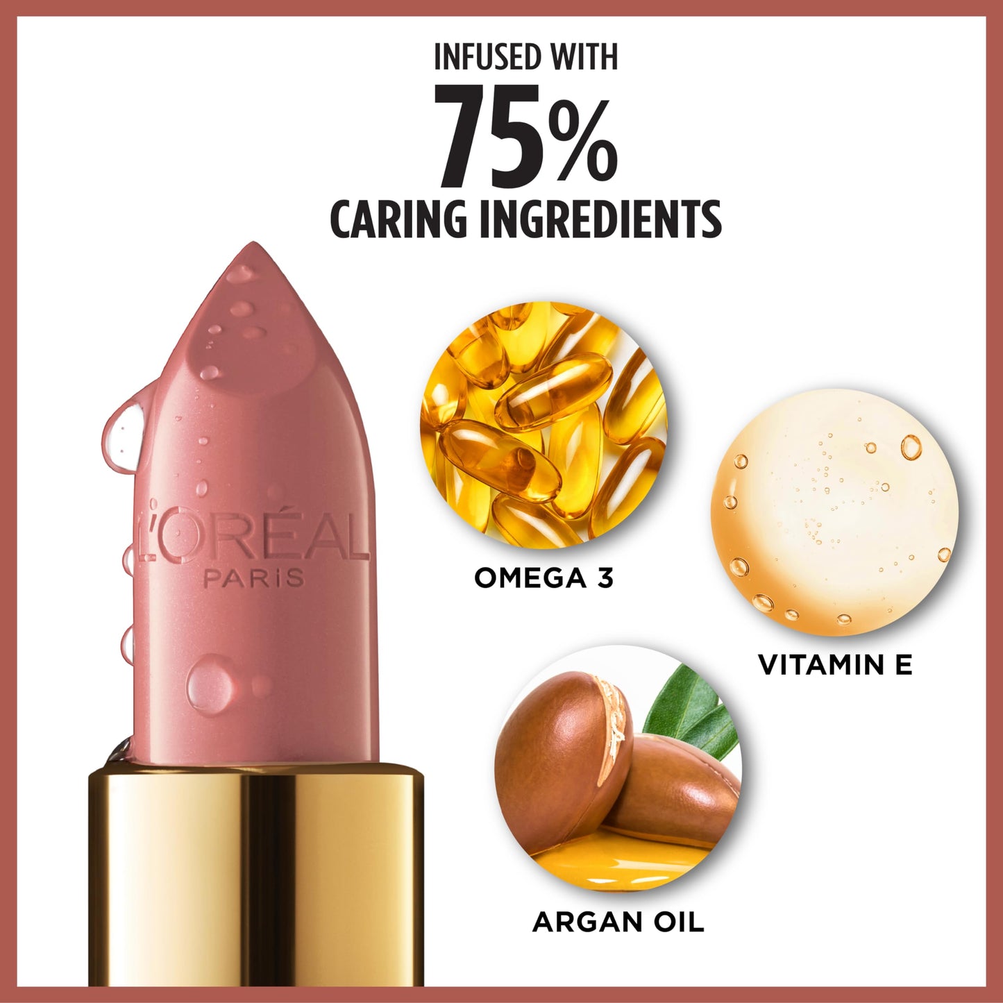 L'Oreal Paris Colour Riche Satin Lipstick for Moisturized Lips,Lip Makeup with Argan Oil and Vitamin E,Worth It Medium,0.13 Oz Beauty & Personal Care L'Oreal Paris