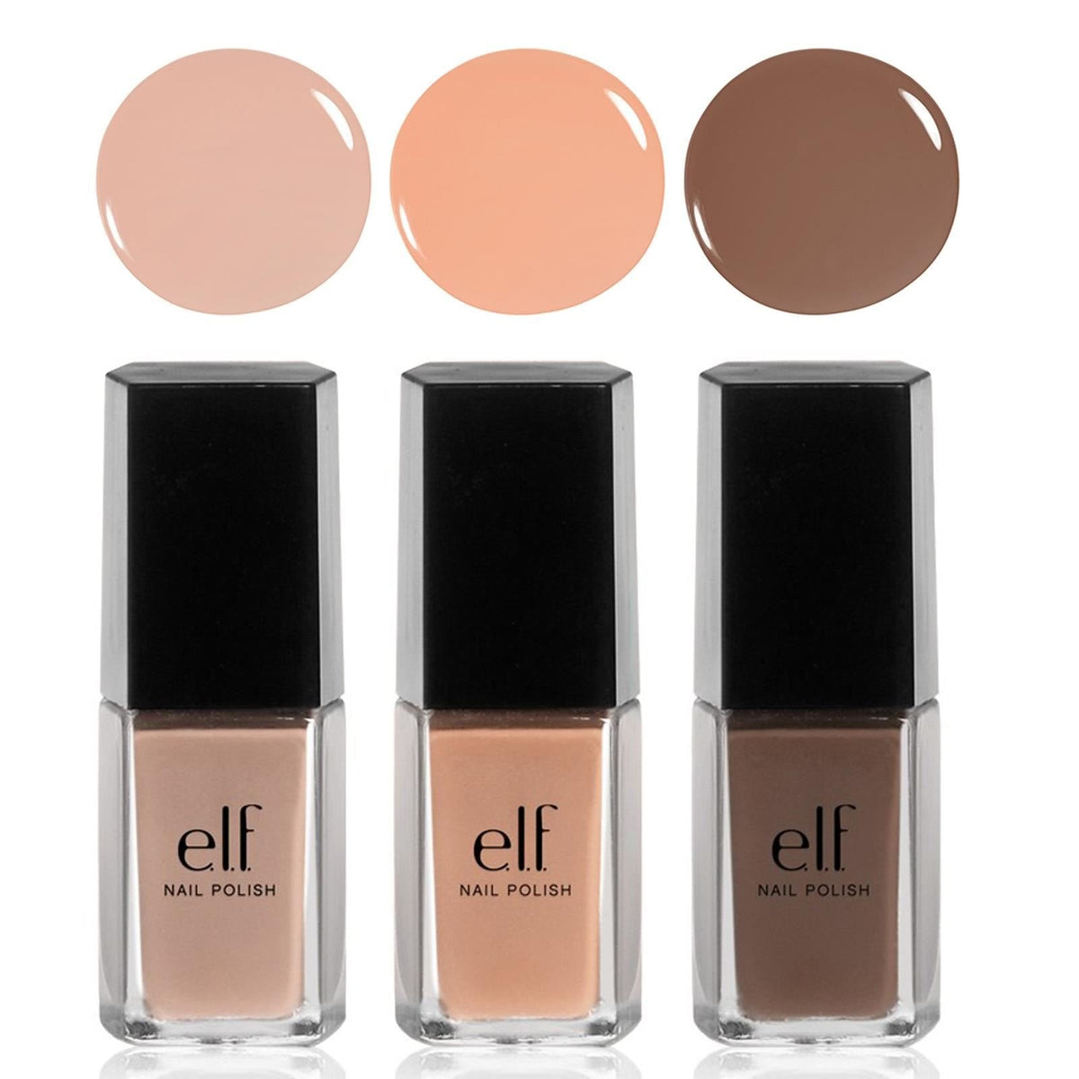 e.l.f. 3 Piece Nail Polish Set, Nice and Natural Beauty & Personal Care e.l.f.