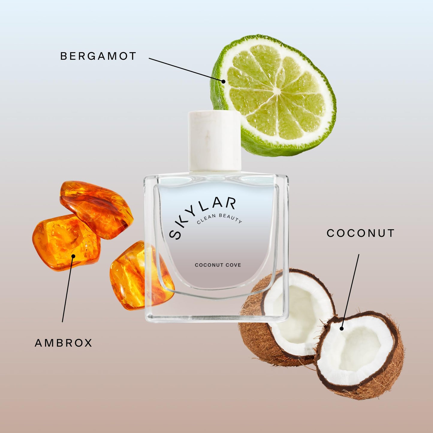 Skylar Coconut Cove Eau de Parfum - Hypoallergenic & Clean Perfume for Women & Men, Vegan & Safe for Sensitive Skin-Fruity Fresh Perfume with Notes Beauty & Personal Care Skylar